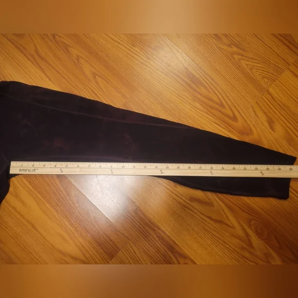 Lululemon Align HR Leggings With Pockets 25" W5DSRS 6 Diamond Dye Cassis Black - Picture 9 of 15